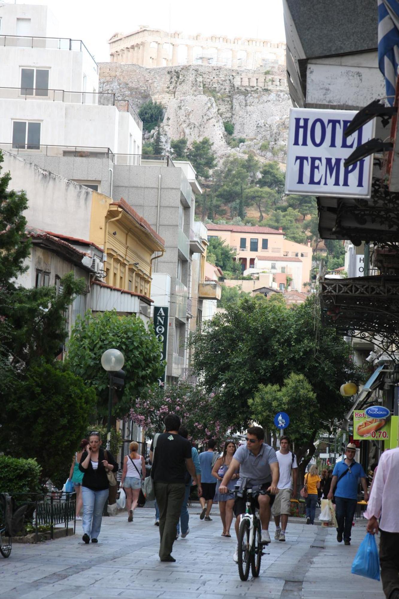 Tempi Hotel Atenas Exterior foto